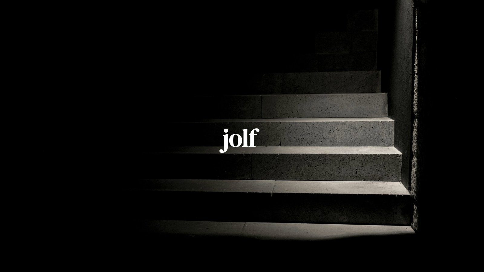 Escadaria brutalista — símbolo da escada de maturação jolf